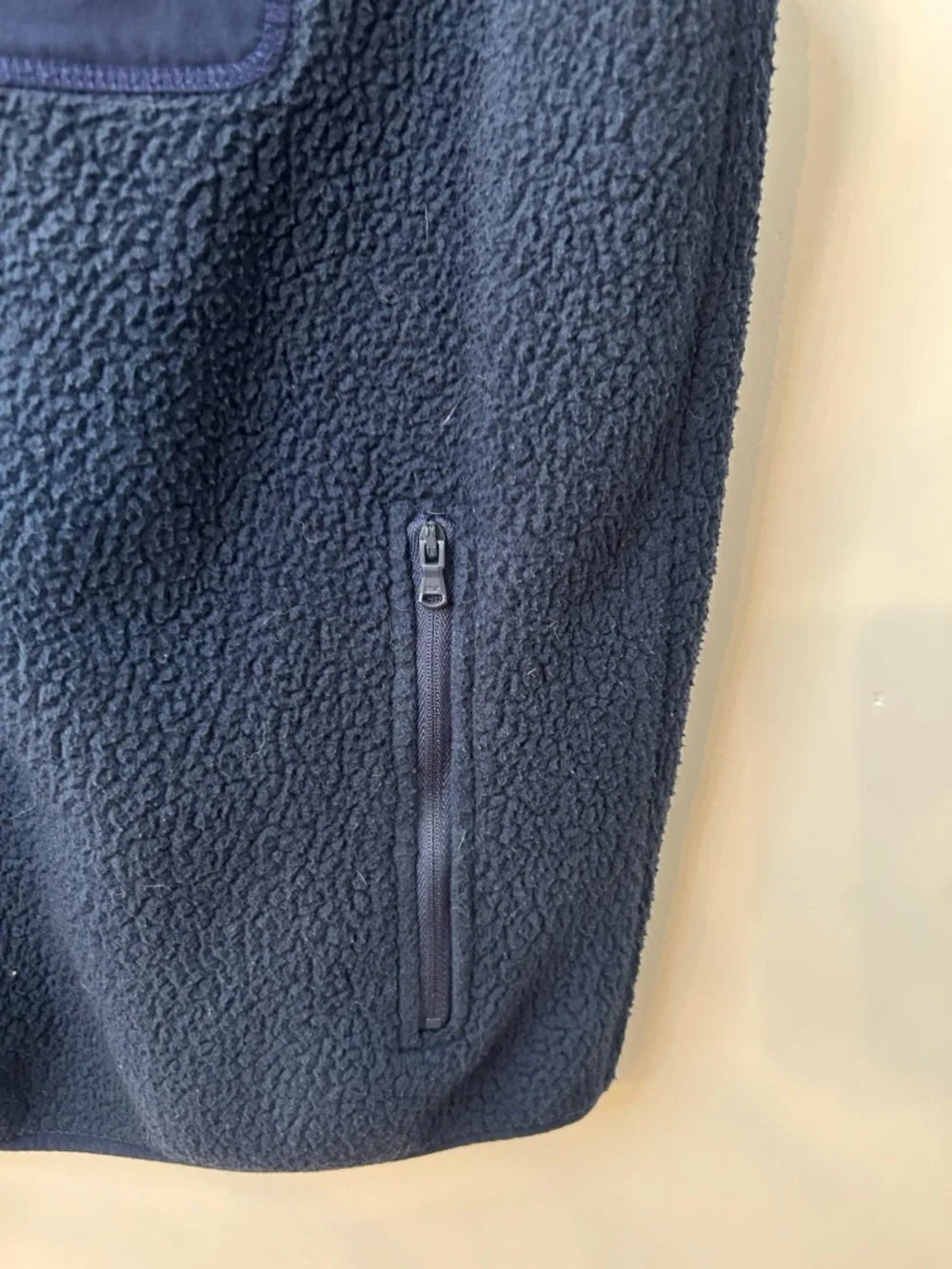 Vineyard Vines Men’s Navy Blue Stillwater Sherpa Vest, Size Large - Picture 7 of 11